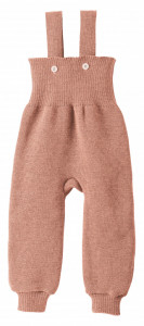 Pantaloni cu bretele lână merinos Disana - Rose
