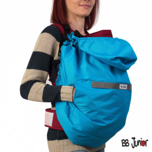 Protectie marsupiu 4 anotimpuri 3 in 1, BB Junior-albastru