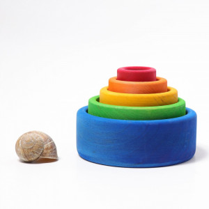 Set de boluri Curcubeu- Grimm's Spiel und Holz Design