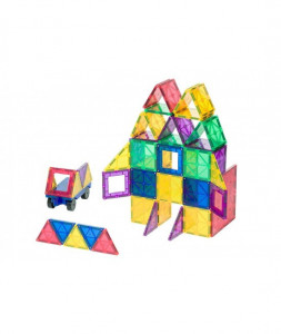 Set Playmags 50 Piese Magnetice de Construcție