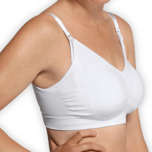 Sutien pentru alaptare - Carriwell Seamless Nursing Bra, Alb