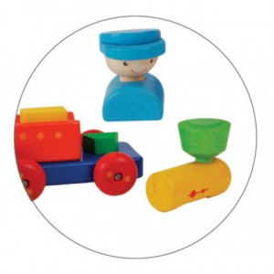 TRENULET PENTRU SORTAT, Plan Toys
