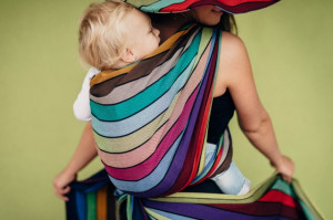 Wrap tesut Lenny lamb - CAROUSEL OF COLORS size M (4,6m)