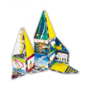 10 ratuste de cauciuc, Eric Carle, Magna-Tiles Structures