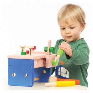 Banc de lucru si ladita cu scule 2 in 1, Wonderworld