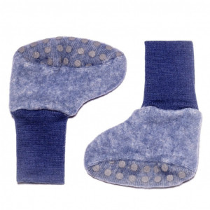 Botosei Cosilana din lână merinos fleece - Marine Melange