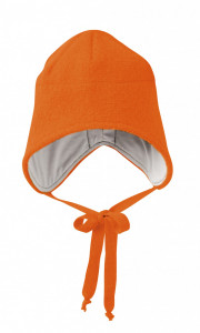 Căciulă din lână fiartă Disana - Orange