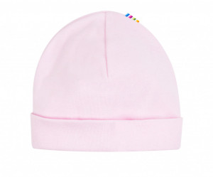 Caciula dublata bumbac organic Joha - Basic Pink