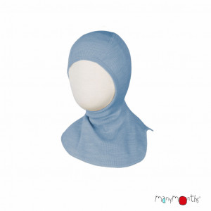 Cagulă ManyMonths lână merinos - Blue Mist