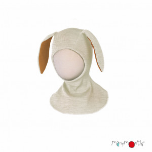 Cagulă ManyMonths lână merinos - Bunny Toasted Coconut