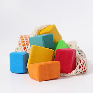 Cuburi Waldorf cu forme neregulate , Grimm's Spiel und Holz Design