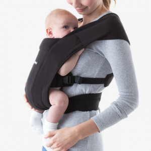 Marsupiu Ergonomic, Ergobaby Embrace Pure Black
