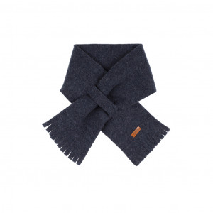 Fular din lână merinos fleece Pure Pure - Marine