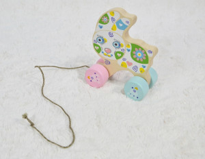 Happy Bunny, Jucarie din lemn, Cubika