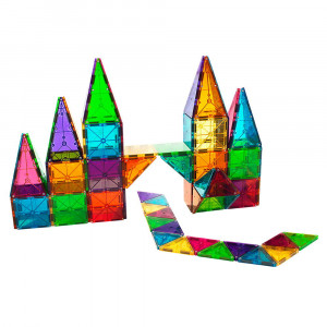 Magna-Tiles Clear Colors set magnetic (100 piese)