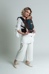 Marsupiu Ergonomic Isara Quick Full Buckle, Pixelated Spicy Bamboo