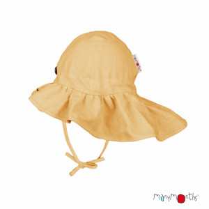 Palarie ajustabila ManyMonths Glamour cânepă si bumbac organic - Iced Mango