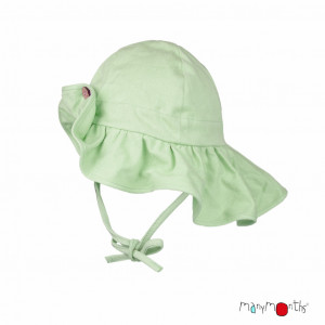 Pălărie ajustabila ManyMonths Glamour cânepă si bumbac organic - Light Jade
