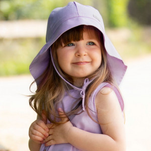 Pălărie din bumbac si in - Lavender, Pure Pure