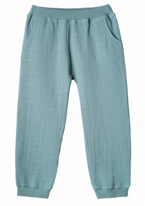 Pantaloni cu buzunare din muselină Organic by Feldman - Herbs