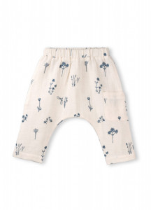 Pantaloni-șalvari din muselină de bumbac organic Organic by Feldman - Plants Delight