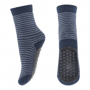 Papuci-sosete groase din lână merinos mp Denmark - Vide Dark Denim