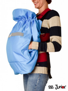 Protectie de iarna pentru marsupiu BB Junior-albastru