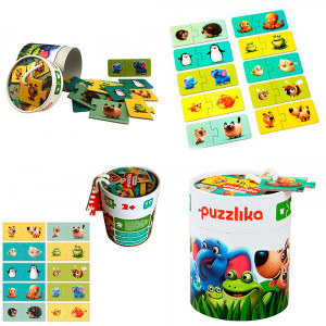 Puzzle 20 piese, Familia potrivita, Cubika