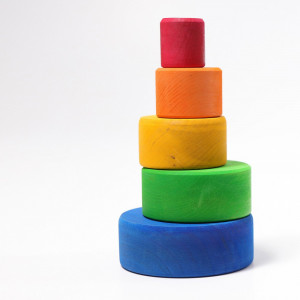 Set de boluri Curcubeu- Grimm's Spiel und Holz Design