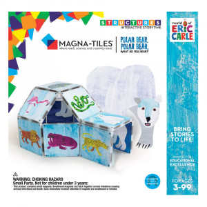 Ursule polar, tu ce auzi?, Eric Carle, Magna-Tiles Structures(16 piese)