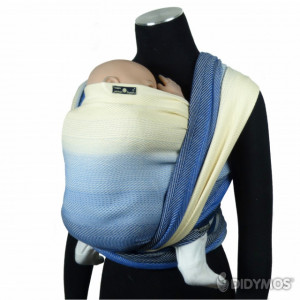 Wrap tesut Didymos - Lisca Arctic Blue, marimea 3 (3,2 m) (bumbac+lana organica)