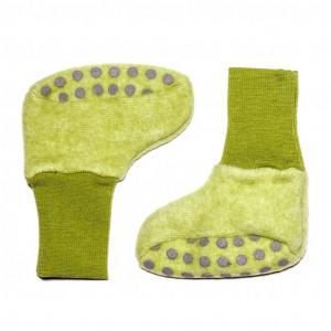 Botosei Cosilana din lână merinos fleece - Green