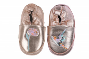 Botosei din piele pentru interior - Hummingbird Rose Gold, Melton