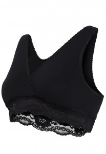 Bustiera pentru alaptare - Carriwell Lace Nursing Bra, Negru