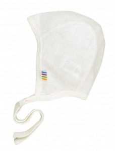 Căciulă lână merinos și mătase - Basic White, Joha