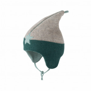 Caciula Pure Pure lână organica fleece - Smoke Green