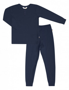 Homewear Joha bambus - Basic Navy