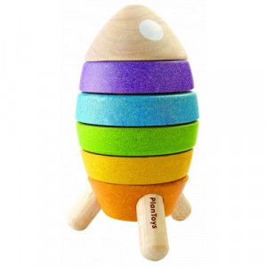 JUCARIE DE STIVUIT SI SORTAT IN FORMA DE RACHETA, Plan Toys