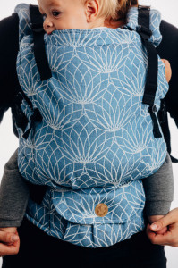 Marsupiu Ergonomic, Lenny Upgrade, Lotus - Blue (100% in)
