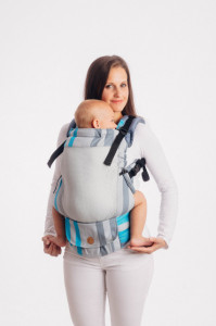 Marsupiu Ergonomic, portbebe ,Lenny lamb LENNYUP GRADE Mesh, Misty Morning