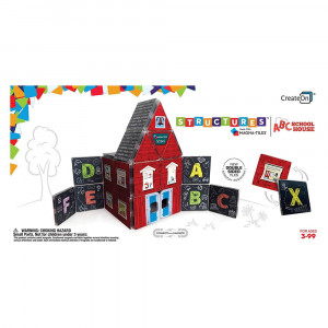 Magna-Tiles Structures, ABC Schoolhouse, set magnetic (37 piese)