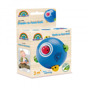 Minge zornaitoare din lemn, Cucu-Bau, 6 cm, Wonderworld