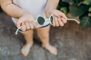 Ochelari de soare Ki ET LA ,1-2 ani - Almond Green