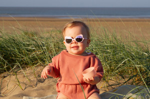 Ochelari de soare Ki ET LA (0-4 ani) - Ourson Light Pink