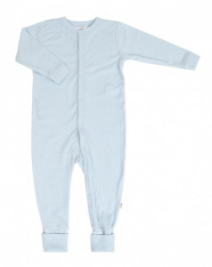 Overall/Pijama Joha lână merinos cu/fara sosete - Basic Blue