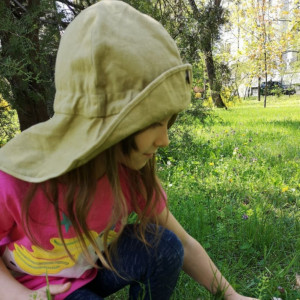 Pălărie ajustabilă ManyMonths Original cânepă și bumbac - Willow Tree