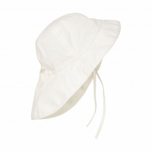 Pălărie din bumbac - Marshmallow White, En Fant