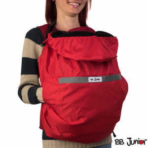 Protectie marsupiu 4 anotimpuri 3 in 1, BB Junior-rosu