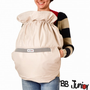 Protectie de iarna pentru marsupiu BB Junior-crem