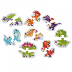 Puzzle 16 piese, Dinozauri, Cubika